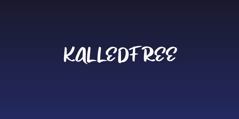 KalledFREE Social Header