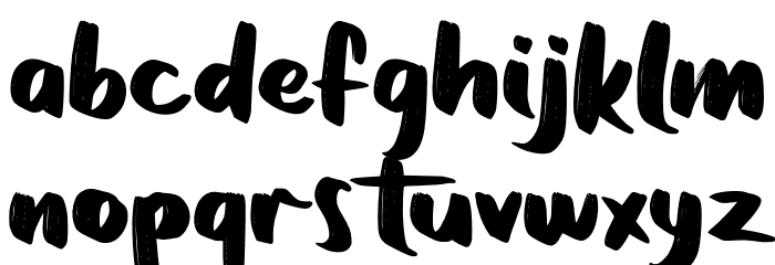 KalledFREE Font LOWERCASE