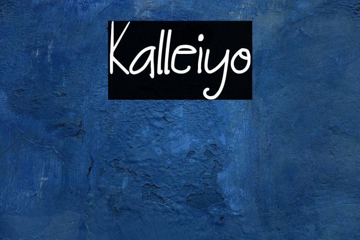 Kalleiyo Example 1