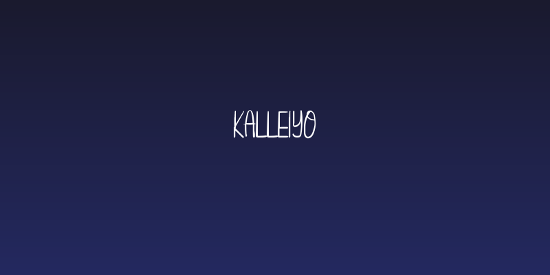 Kalleiyo Social Header