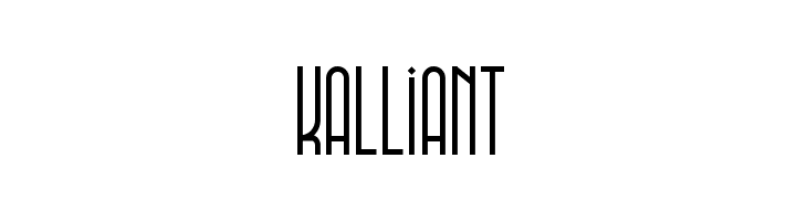 Kalliant  Descarca Fonturi Gratis