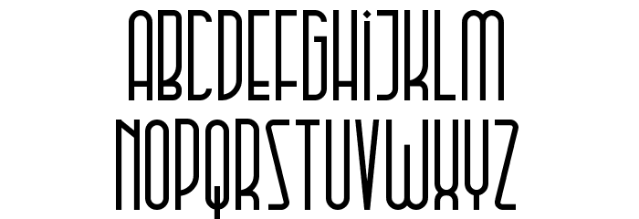 Kalliant Font LOWERCASE