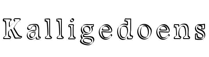 Kalligedoens Font