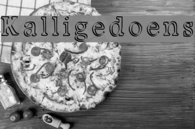 Kalligedoens Font examples