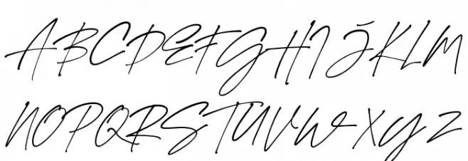 Kallimata-Script Fonte MAIÚSCULAS