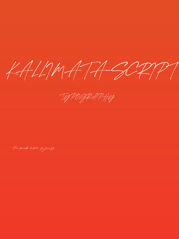 Kallimata-Script Poster