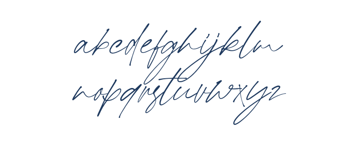 Kallimata-Script Lowercase