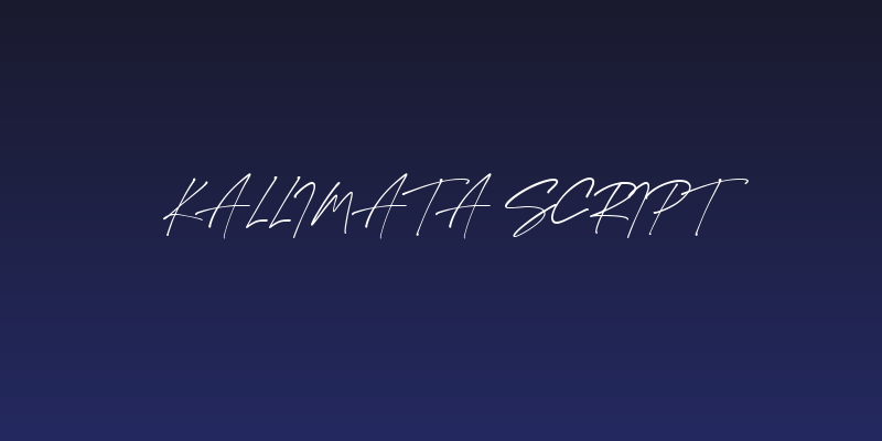 Kallimata Script Social Header