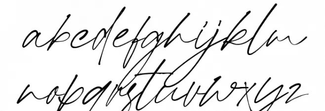 Kallimata Script 字体 小写