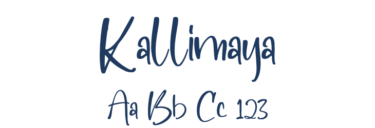 Kallimaya Font Preview