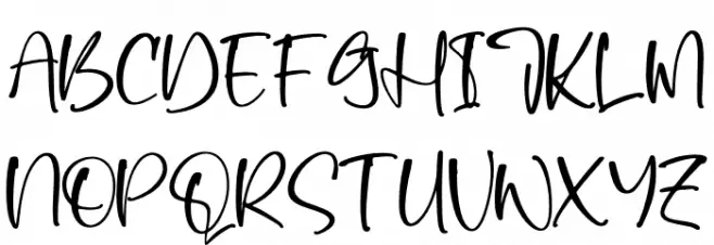 Kallimaya Caratteri MAIUSCOLE