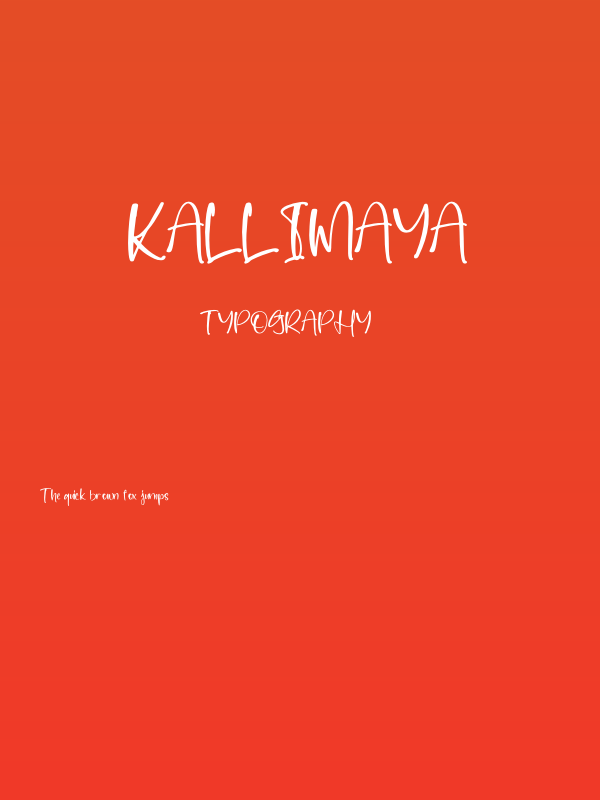 Kallimaya Poster