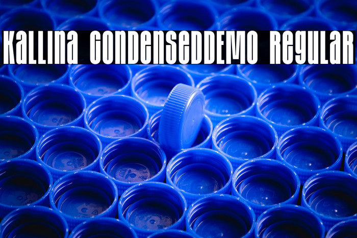 Kallina CondensedDEMO Regular Example 1