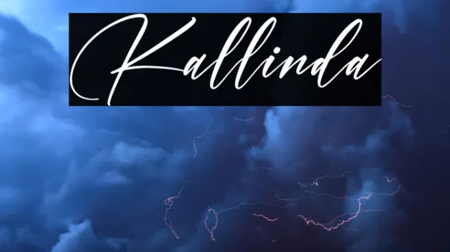 Kallinda Example 1