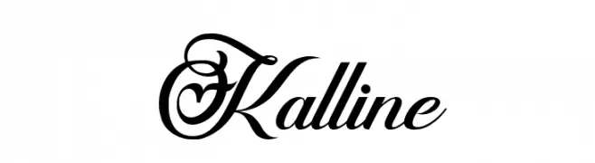 Kalline  フリーフォントのダウンロード