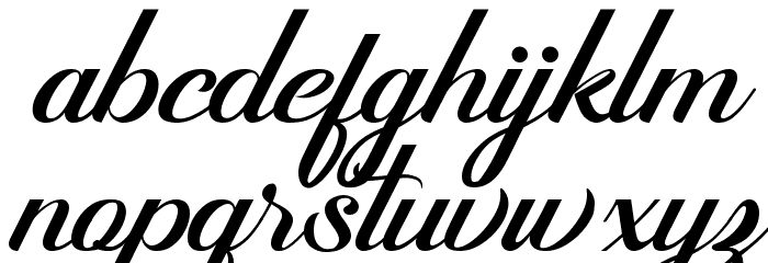 Kalline Font LOWERCASE