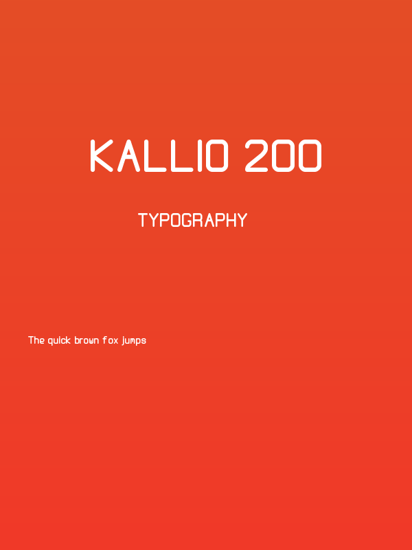 Kallio 200 Poster
