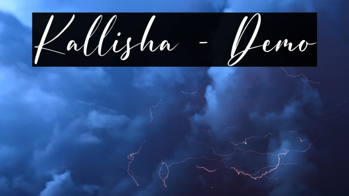 Kallisha - Demo Example 2