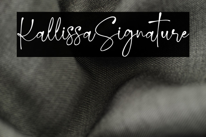 KallissaSignature Example 2