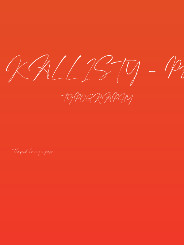 Kallisty - Personal Use Poster