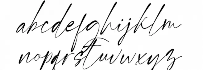 Kallisty - Personal Use Font LOWERCASE