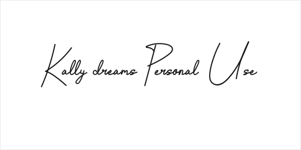 Kally dreams Personal Use Logo
