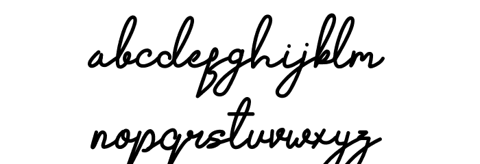 Kally dreams Personal Use Font LOWERCASE