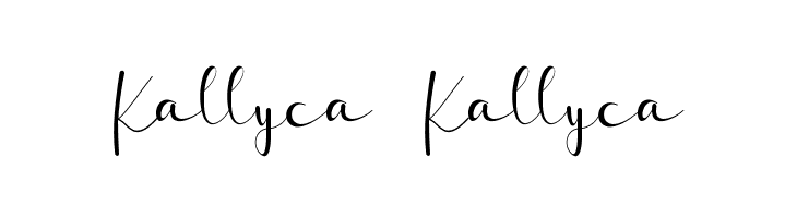 Kallyca Kallyca  Free Fonts Download
