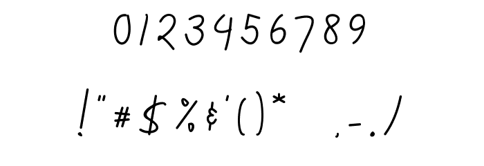 Kallyca Kallyca Font OTHER CHARS