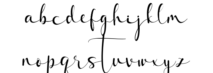 Kallyca Kallyca Font LOWERCASE