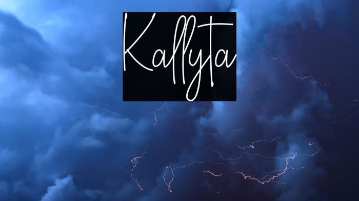 Kallyta Example 2