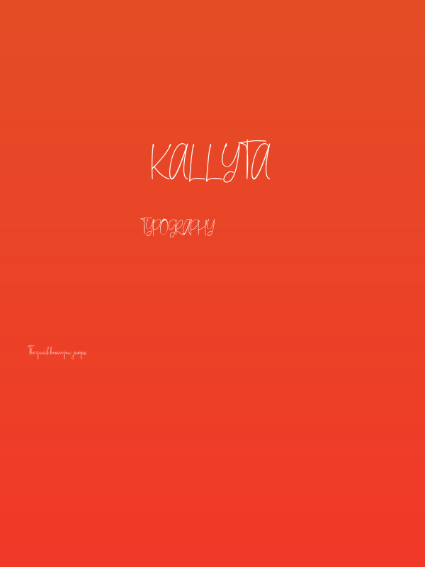 Kallyta Poster