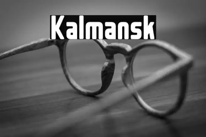Kalmansk Font examples
