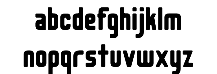 Kalmansk Font LOWERCASE