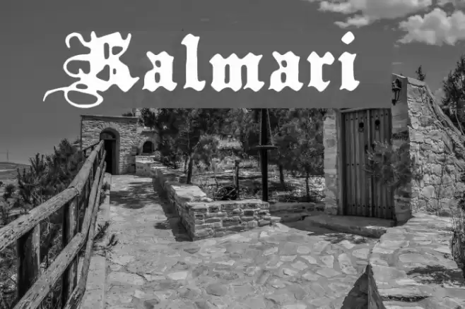 Kalmari Font examples