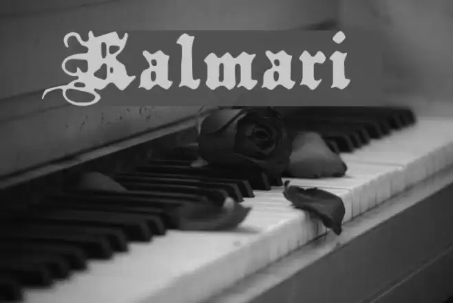 Kalmari Font examples