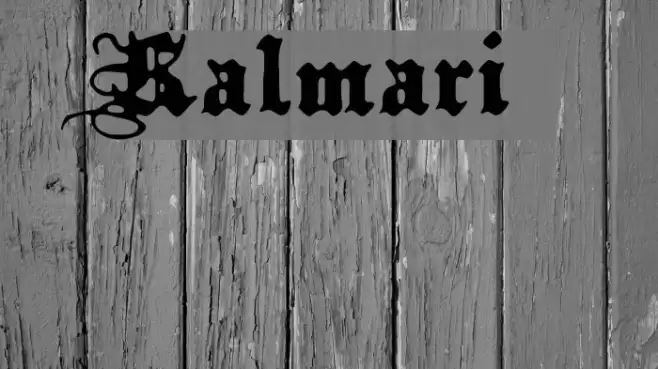 Kalmari Font examples