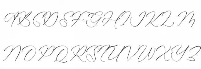 Kalneitta Aldonite خط أحرف كبيرة