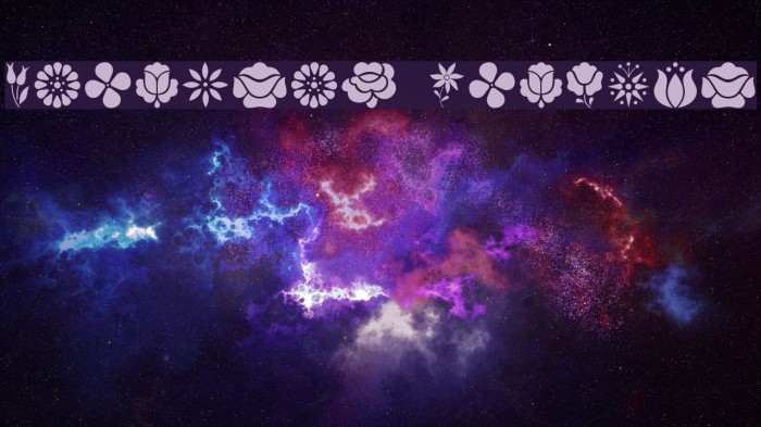 Kalocsai Flowers Font examples