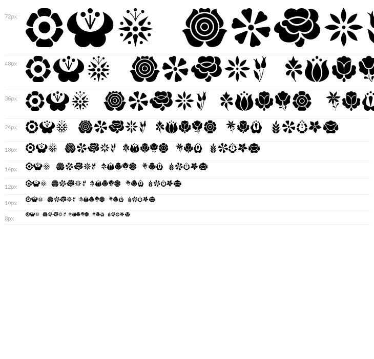 Kalocsai Flowers Waterfall