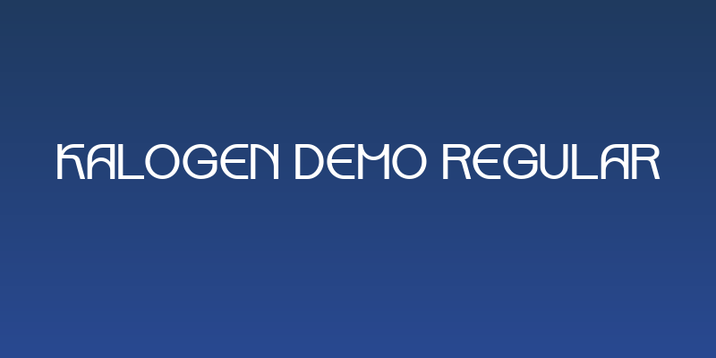 Kalogen DEMO Regular Social Header