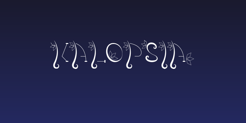 Kalopsia} Social Header