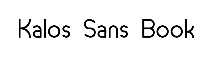 Kalos Sans Book  Скачать бесплатные шрифты