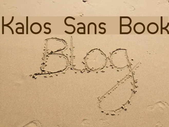 Kalos Sans Book Example 3