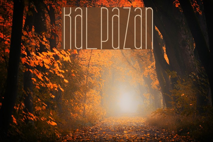 Kalpazan Font examples