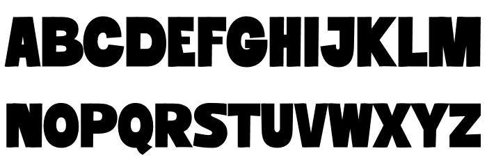 Kalufira Font UPPERCASE