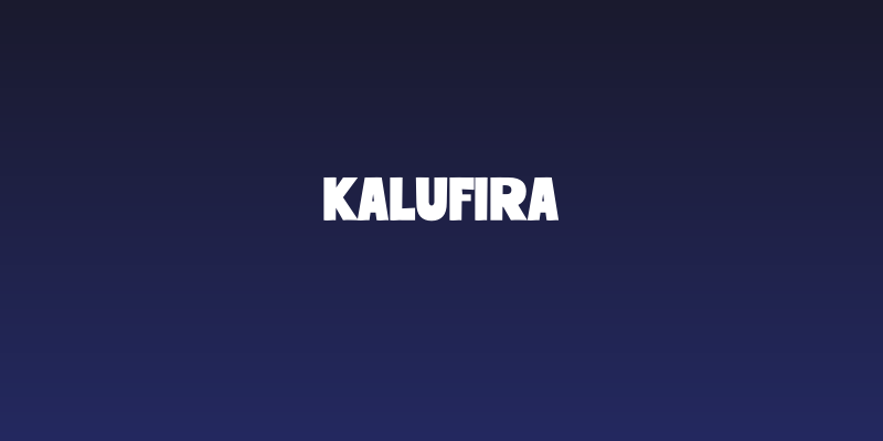 Kalufira Social Header