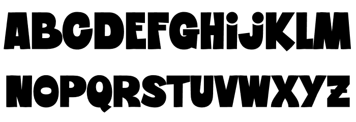 Kalufira Font LOWERCASE
