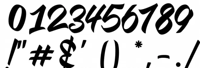 Kalulla Regular Font OTHER CHARS