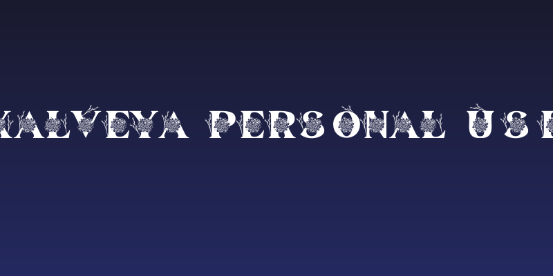 Kalveya Personal Use Social Header